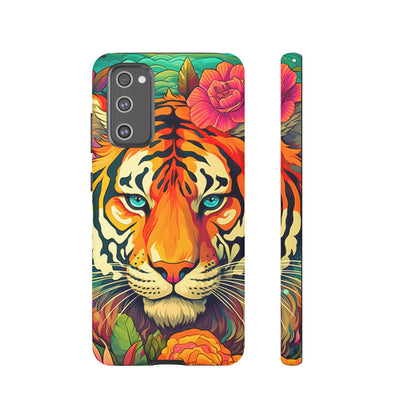 Fierce Rainbow Tiger Art - Samsung Galaxy Case