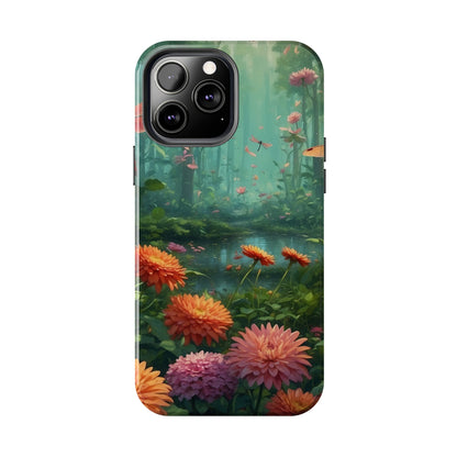 Enchanted Forest Dragonflies & Blossoms – iPhone Series Case