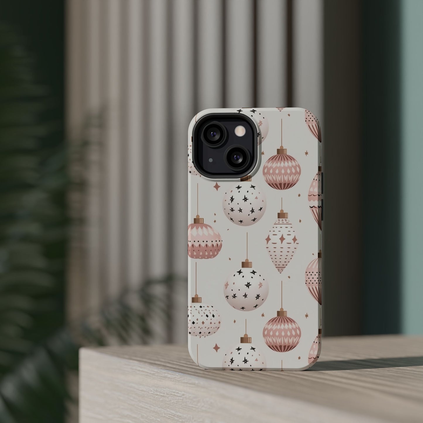 Blush Pink Holiday Ornaments - MagSafe iPhone Series Case