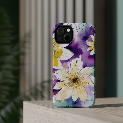 Abstract Floral Watercolor Splash - MagSafe iPhone Series Case