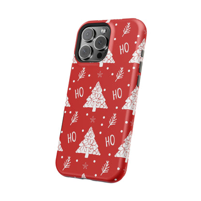 MagSafe iPhone Case: Ho Ho Ho – Christmas Tree Wonderland