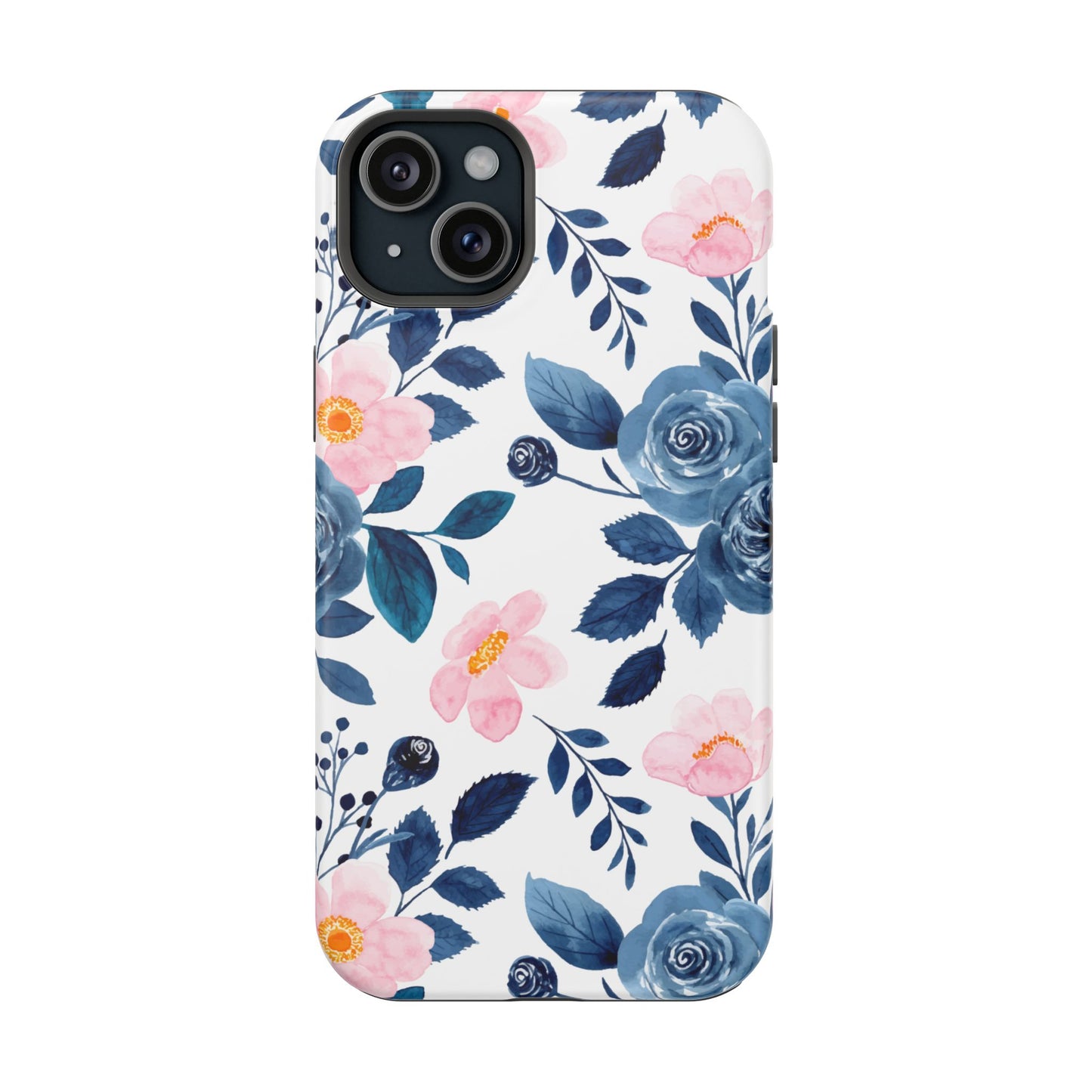 Pastel Garden Charm – MagSafe Case with Soft Watercolor Floral Print