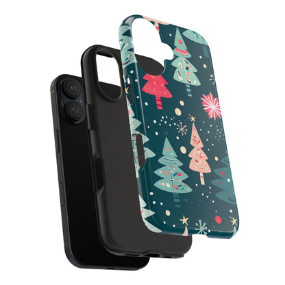 Whimsical Christmas Trees - iPhone Series Case