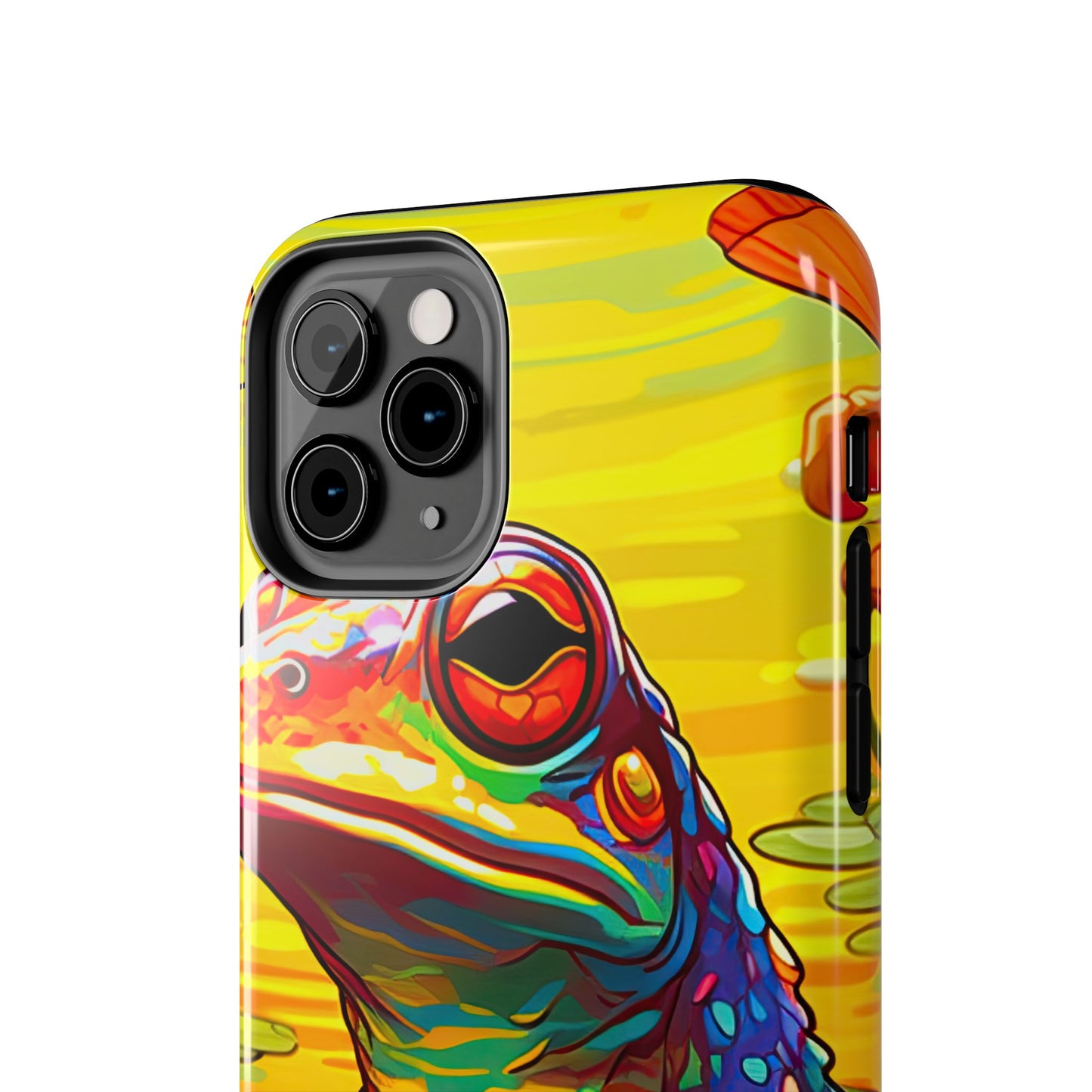 Vibrant Rainbow Frog Design – iPhone Series Case