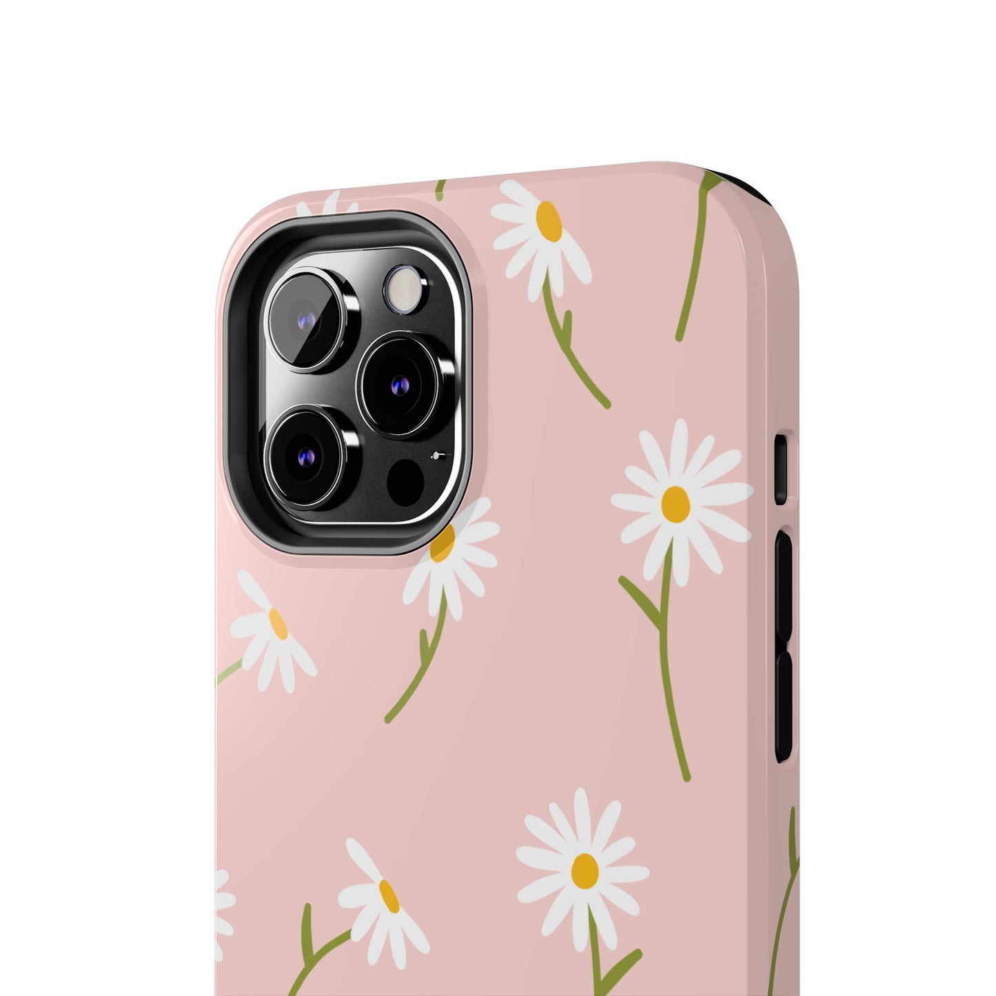 Daisy Delight Tough iPhone Case – Cute Floral Design with Dual-Layer Protection