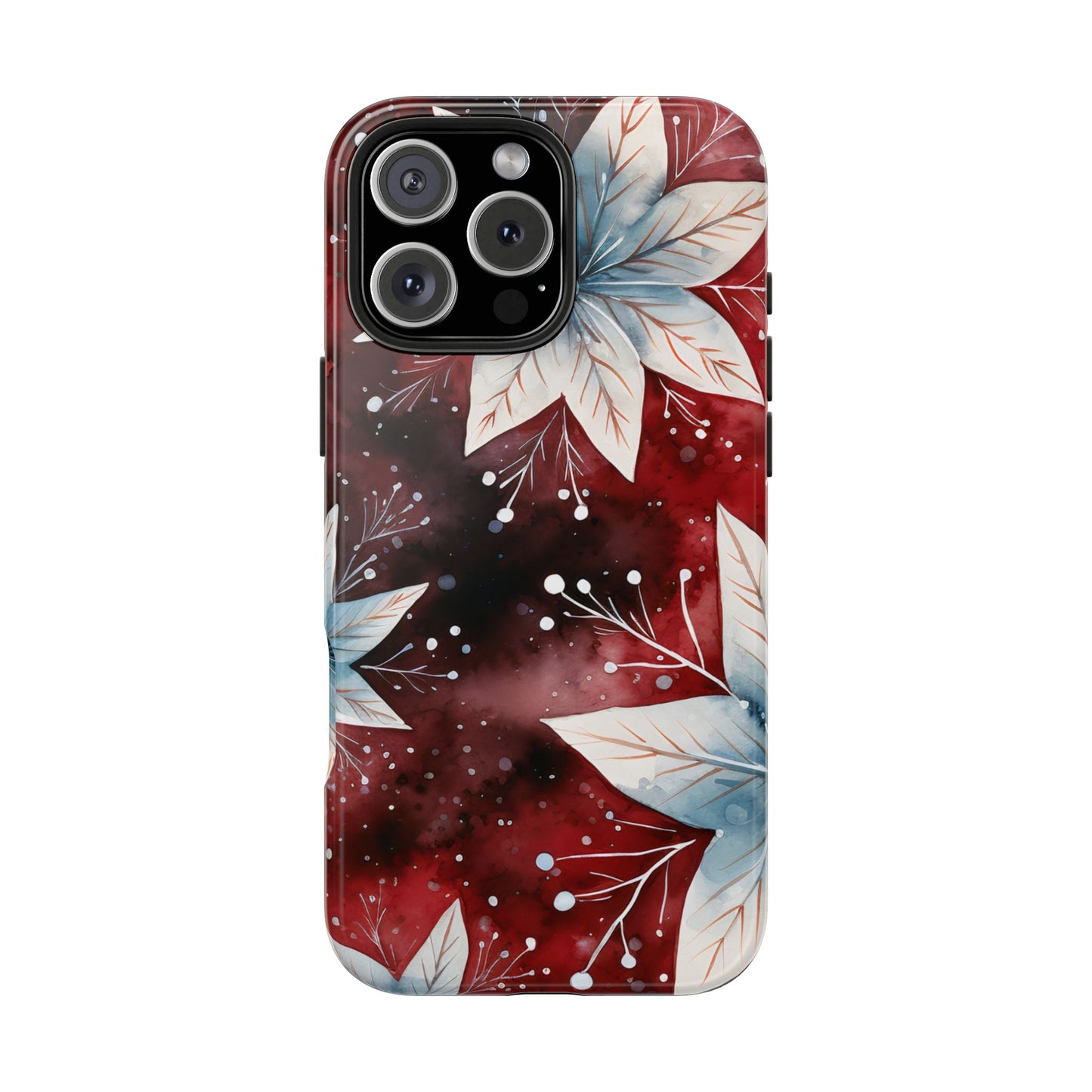 Winter Bloom Poinsettia – iPhone Case