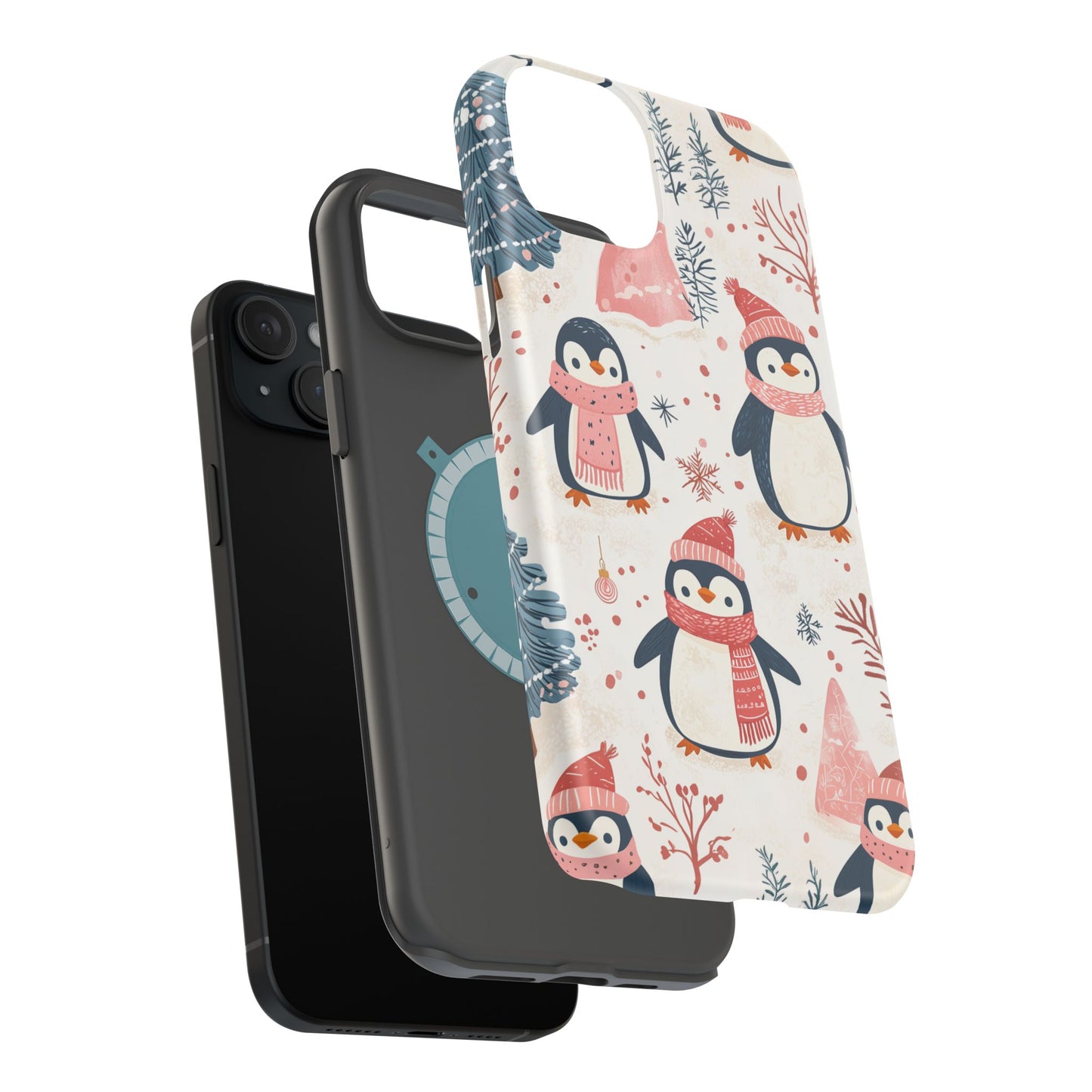 Penguin Paradise – Christmas Cheer MagSafe iPhone Case