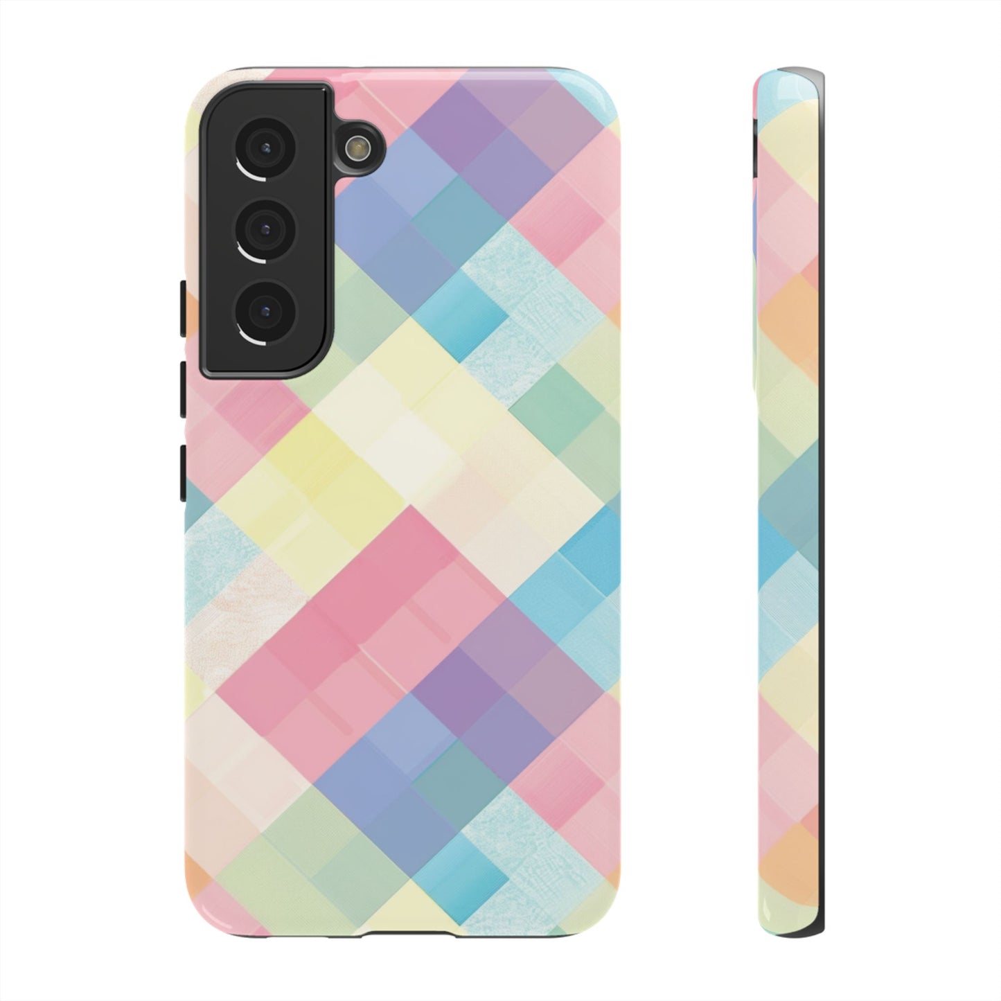 Spring Sonata Pastel Plaid Case