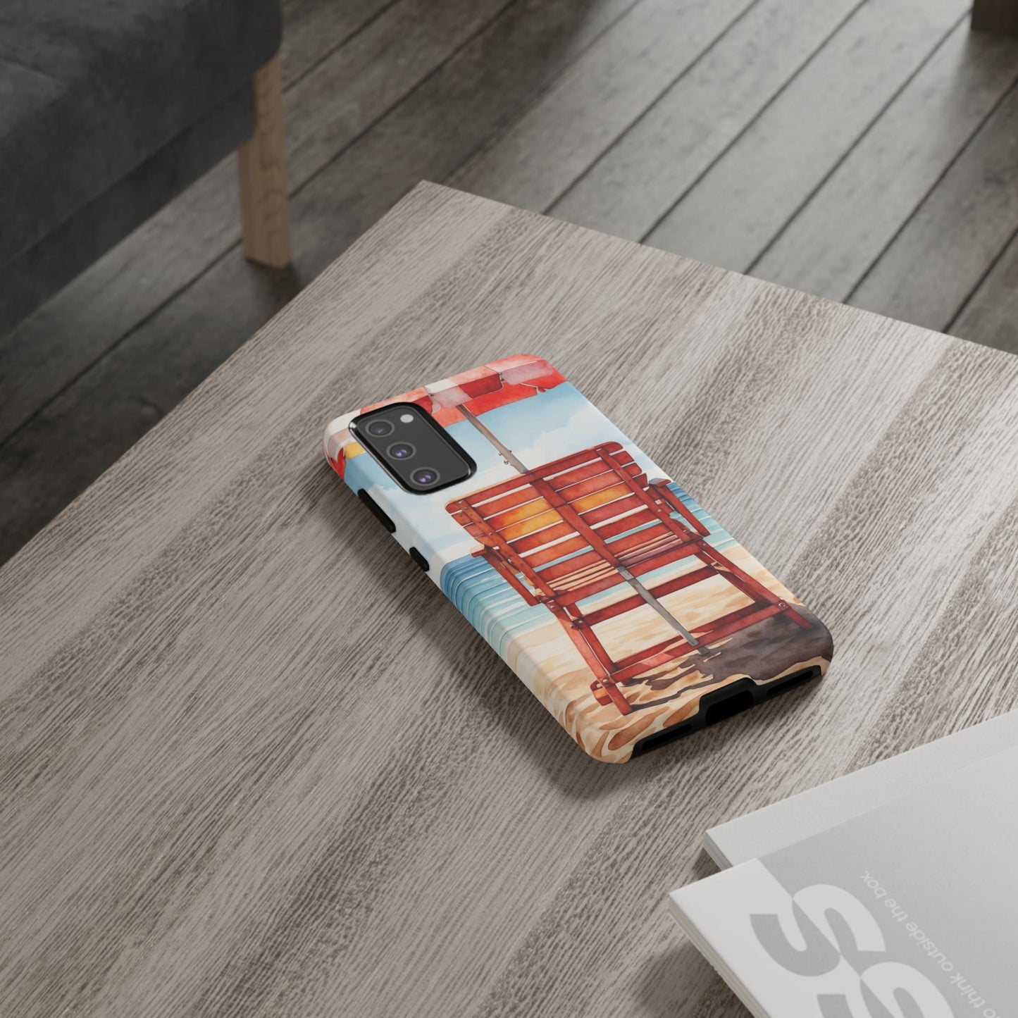 Beachfront Sunset Lounge Samsung Galaxy Case – Rearview Edition