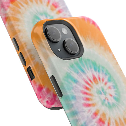 Pastel Tie-Dye MagSafe iPhone Case – Soft Colors & Magnetic Functionality