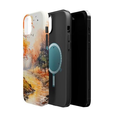 Autumn River Serenity – MagSafe iPhone Case