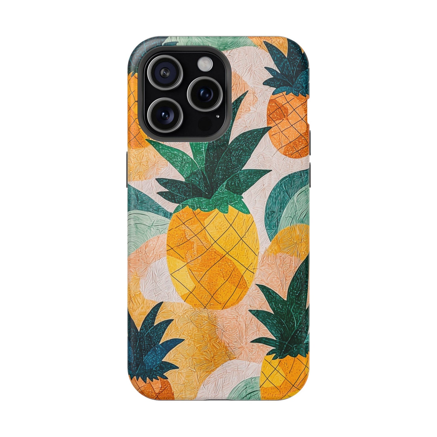 Tropical Pineapple MagSafe iPhone Case – Vibrant Fruit Design, Tough Dual-Layer Protection