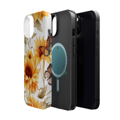 Sunflower & Monarch Garden - MagSafe iPhone Series Case