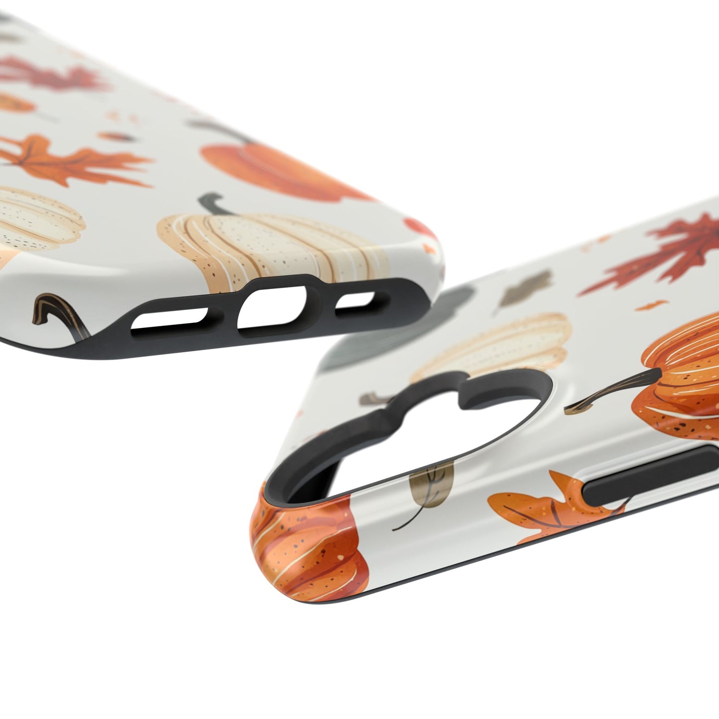 Autumn Pumpkin MagSafe iPhone Case – Fall Leaves and Harvest Design