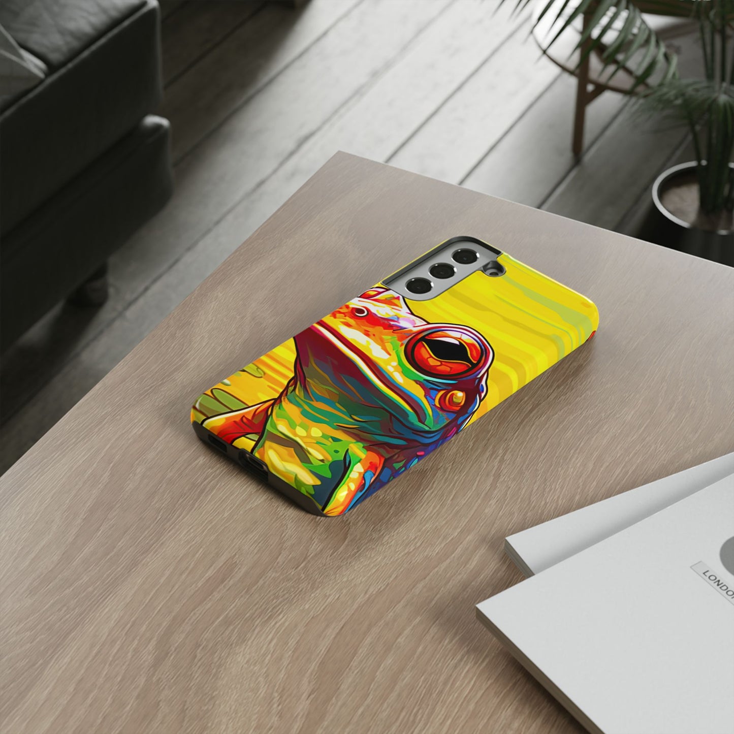 Vibrant Rainbow Frog Design – Samsung Galaxy Case