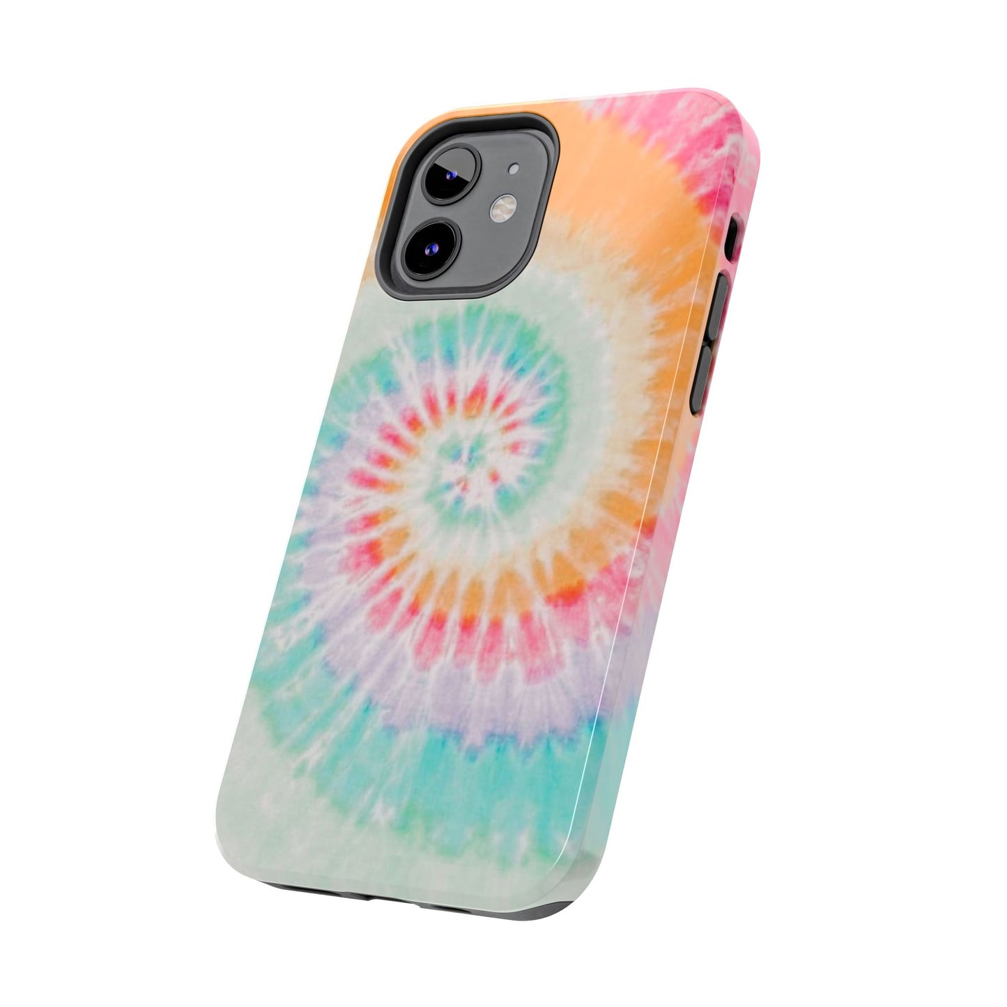 Pastel Swirl Tie-Dye iPhone Case – Soft & Minimalistic Style