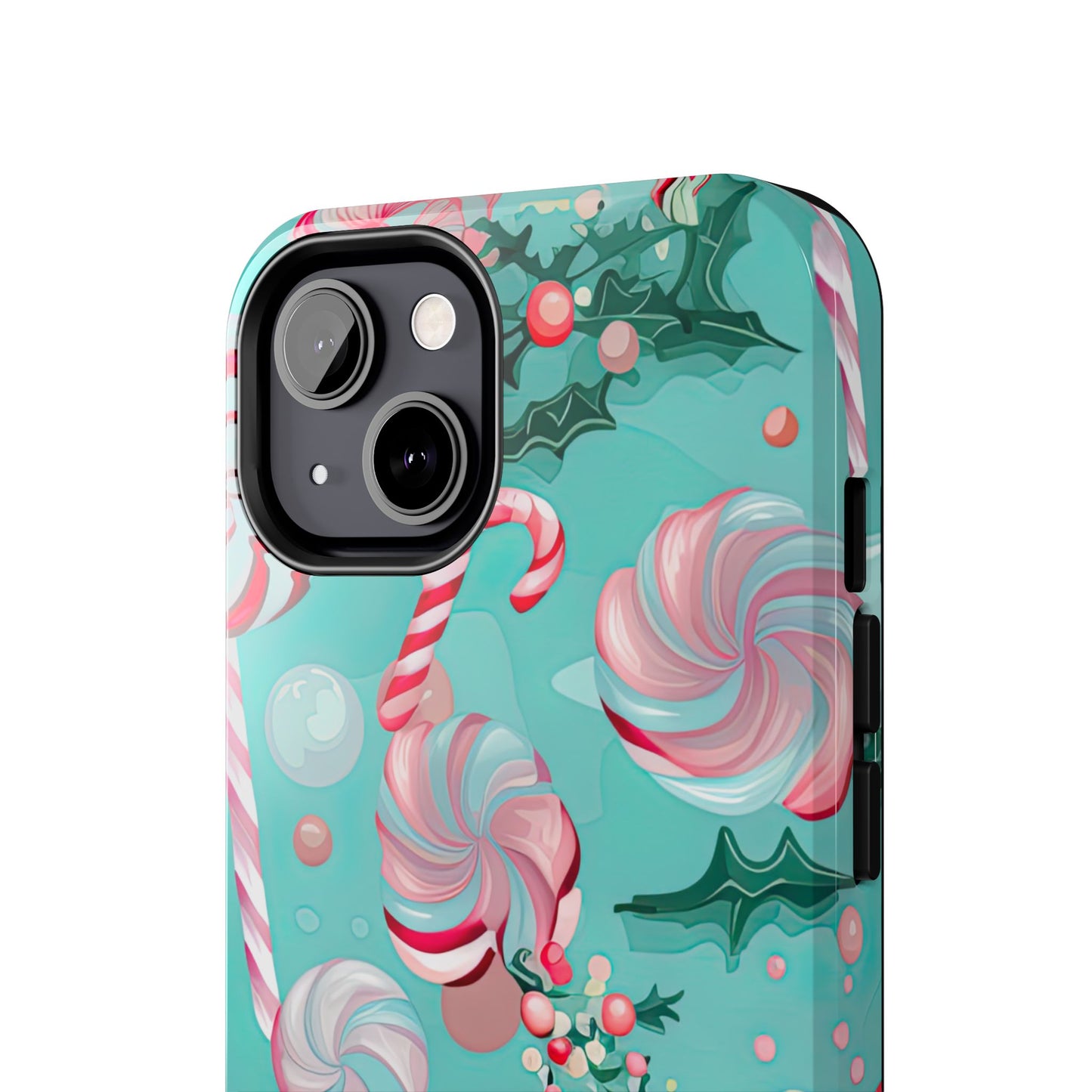 Candy Cane & Peppermint Holiday Delight – iPhone Series Case