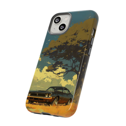 Retro Road Trip Vintage Car iPhone Case