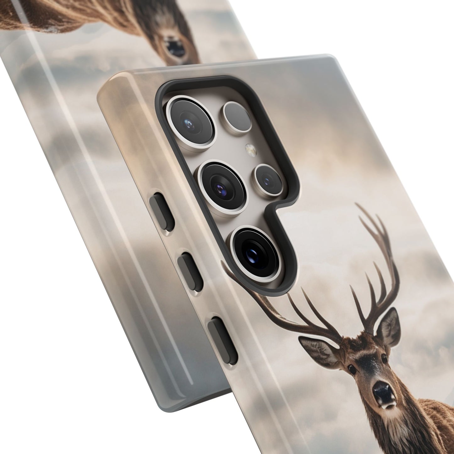 Alpine Majesty: Stag in Snow – Samsung Galaxy Case