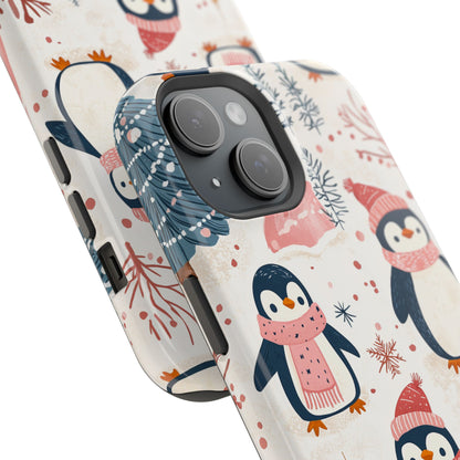 Penguin Paradise – Christmas Cheer MagSafe iPhone Case