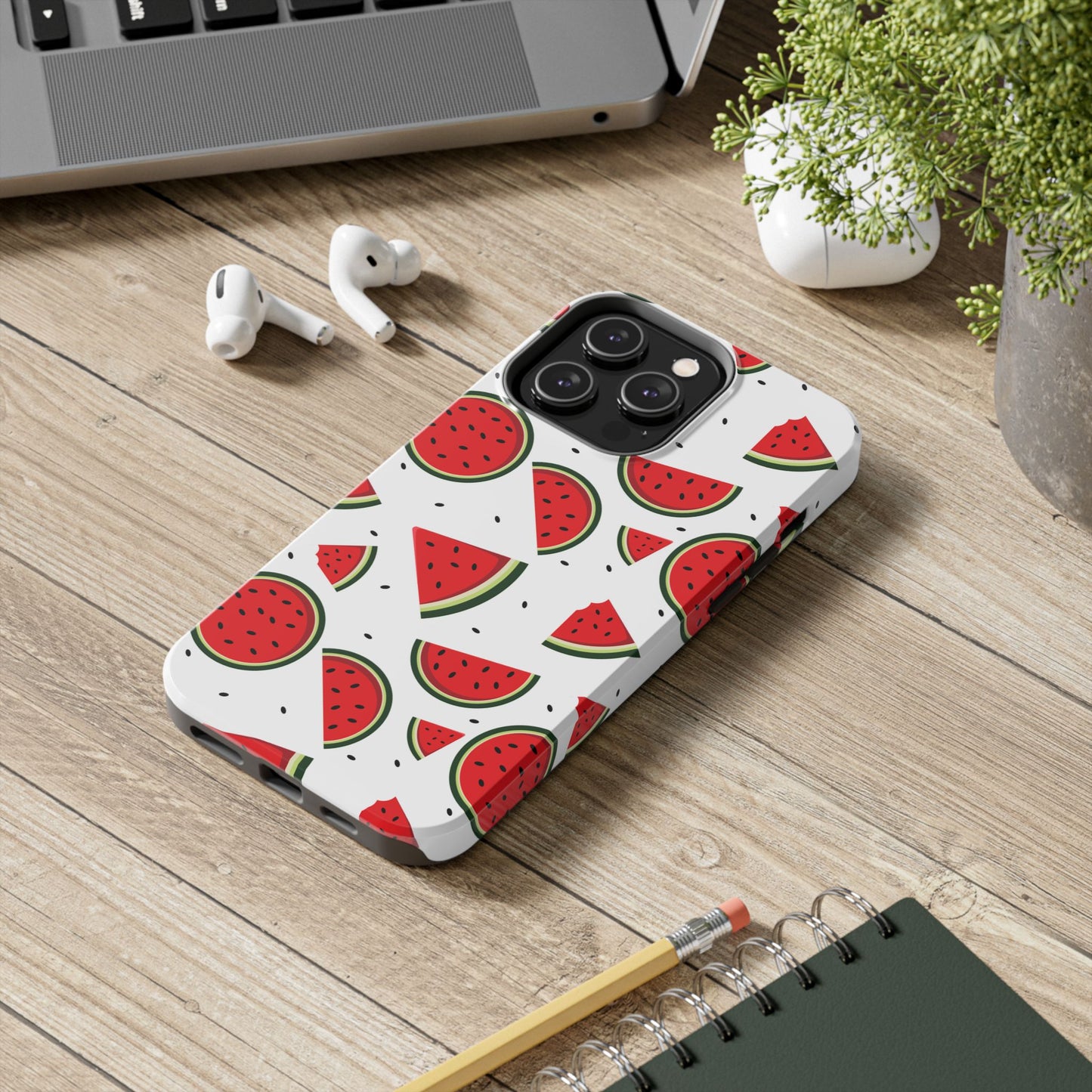 Sweet Watermelon iPhone Case – Fresh & Fun Fruit Pattern with Summer Vibes