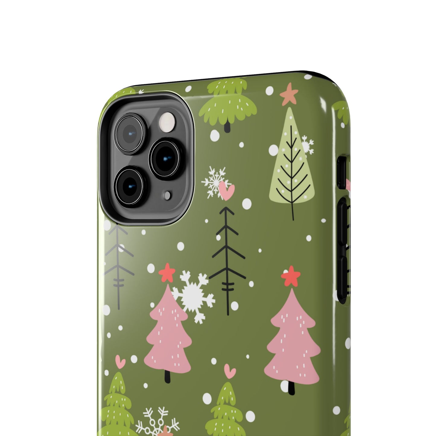 Whimsical Christmas Tree Pattern – iPhone Series Case