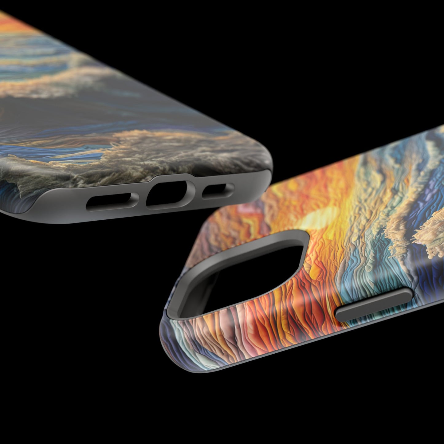 Ocean Sunset Tapestry Waves – MagSafe iPhone Series Case