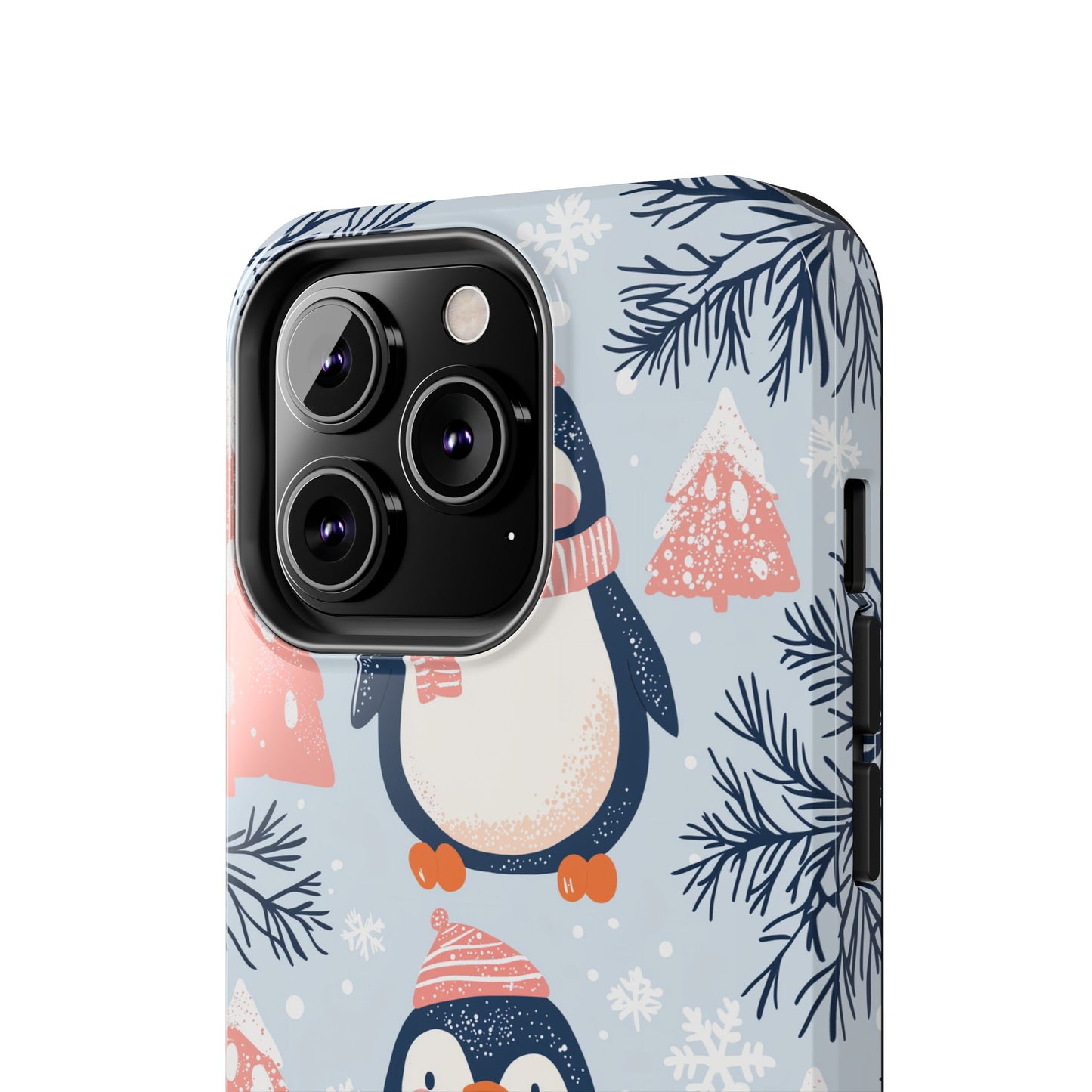 Penguin in Winter Wonderland iPhone Case