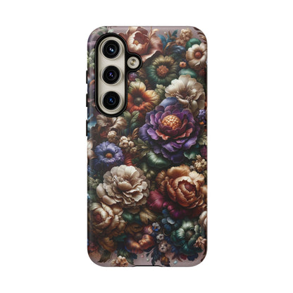 Floral Elegance For Samsung - Protective Dual-Layer Design with Vibrant Full-Wrap Print