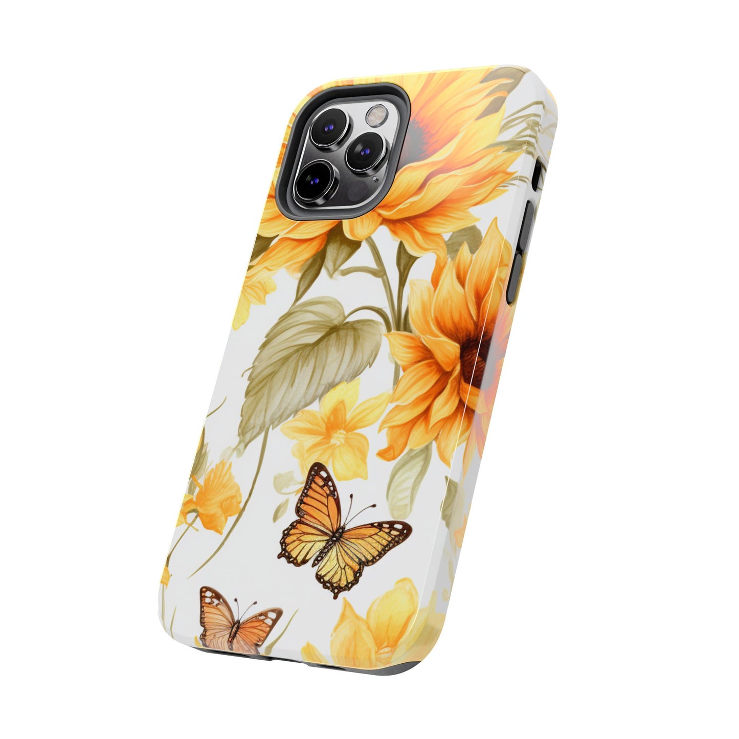 Sunflower & Butterfly Bliss - iPhone Series Case