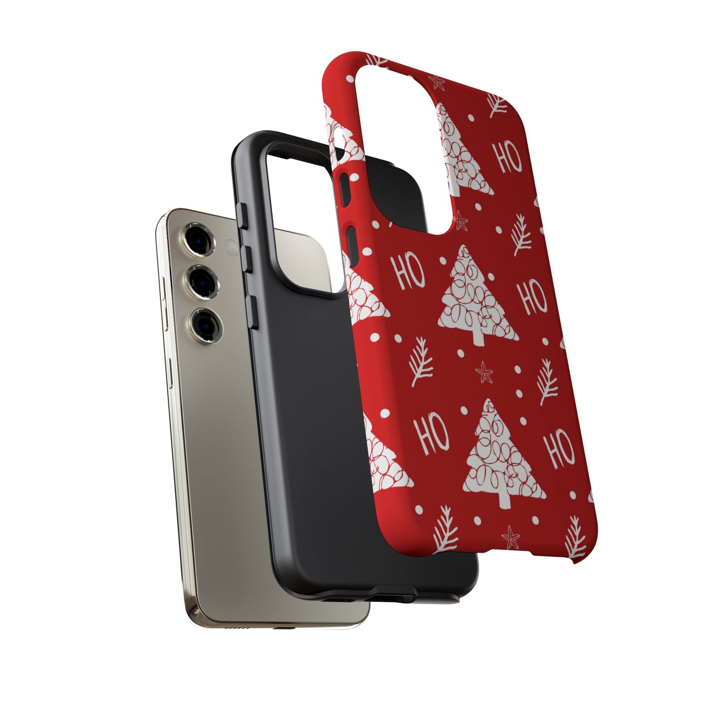 Samsung Galaxy Case: Ho Ho Ho – Christmas Tree Wonderland