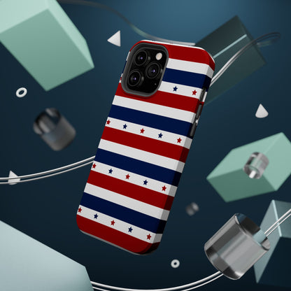 Patriotic Stars MagSafe iPhone Case