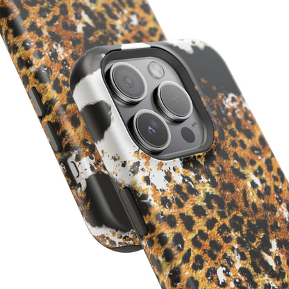 Bold Leopard Ink Splash - MagSafe iPhone Series Case