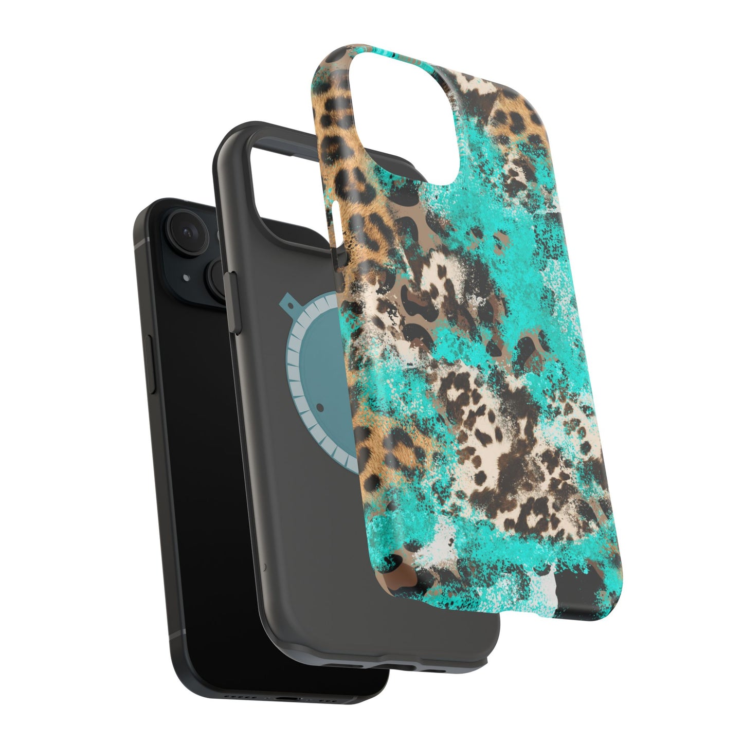 Aqua Splash Leopard - MagSafe iPhone Series Case