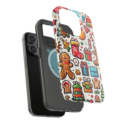 Festive Christmas Icons Pattern – MagSafe iPhone Series Case