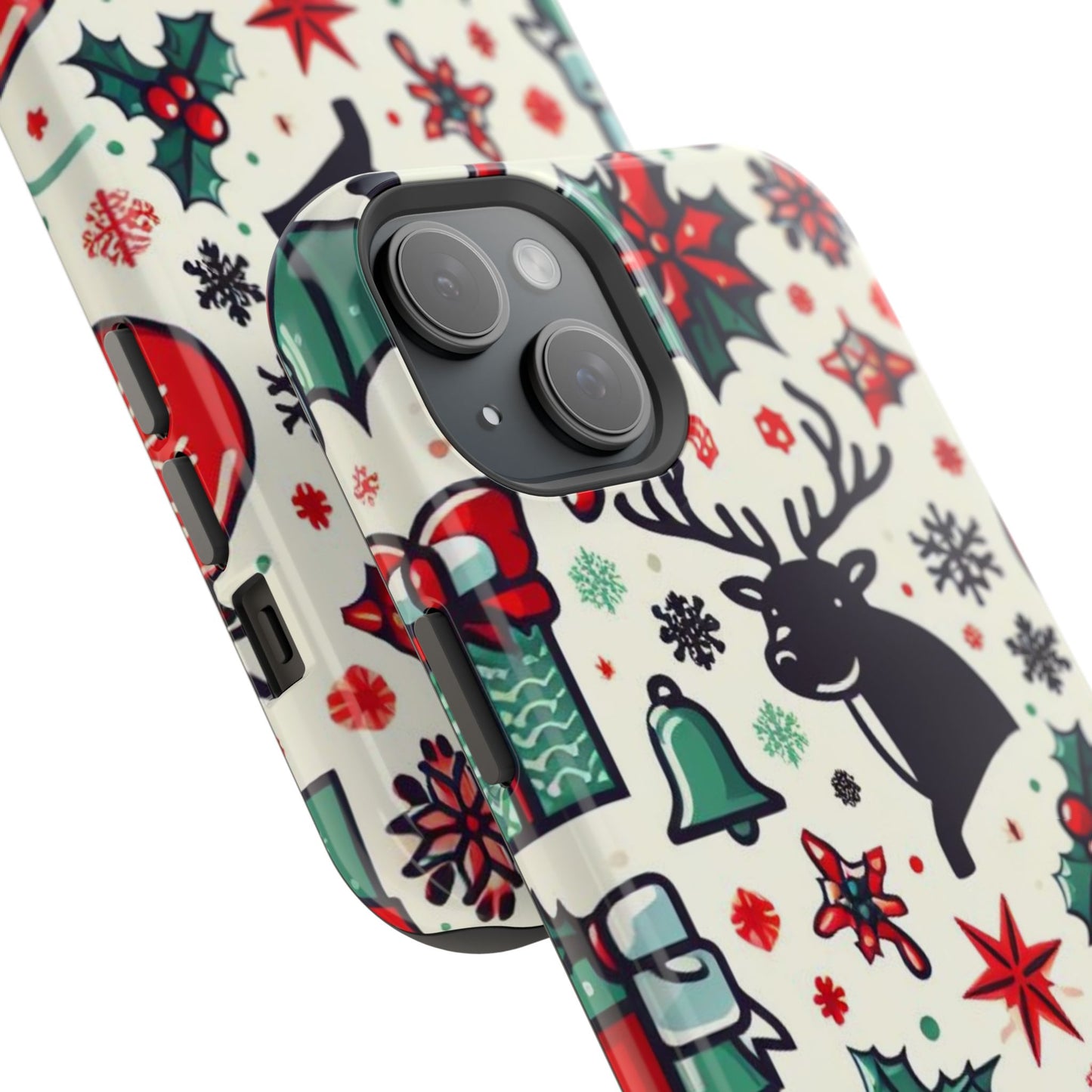 Cartoon Christmas Cheer – MagSafe iPhone Case