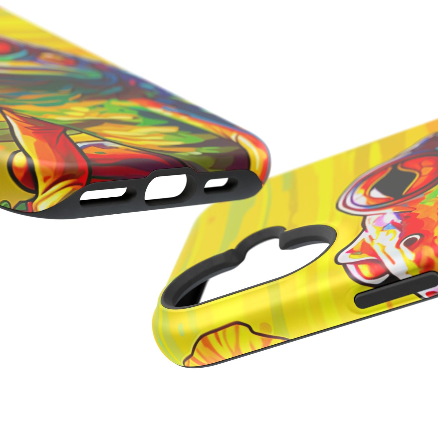 Vibrant Rainbow Frog Design – MagSafe iPhone Case