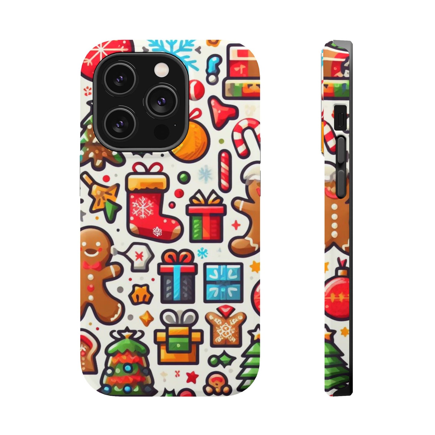 Festive Christmas Icons Pattern – MagSafe iPhone Series Case