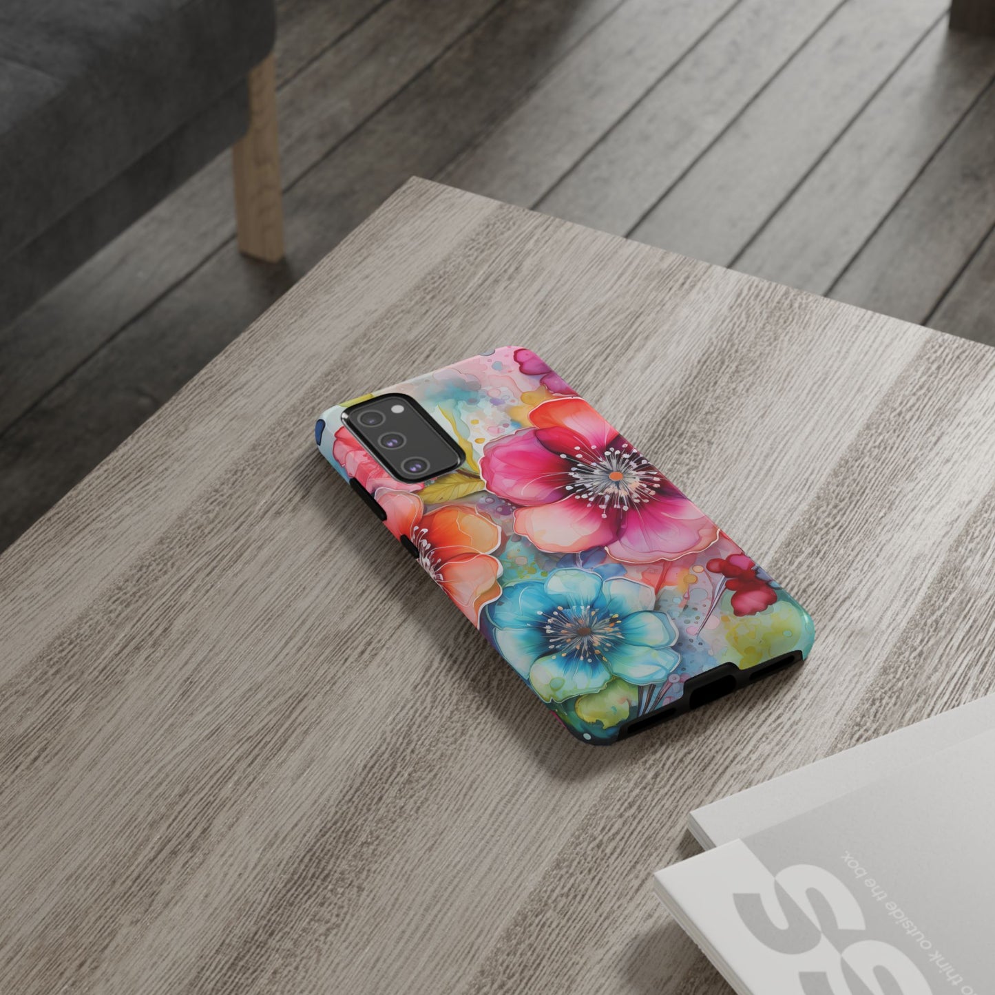 Vibrant Watercolor Floral Garden - Samsung Galaxy Series Case