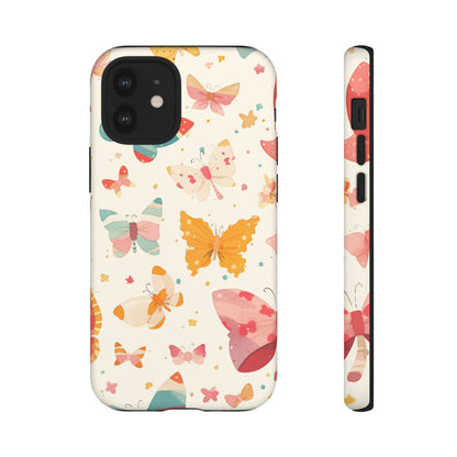 Coquette Watercolor Butterfly iPhone Case