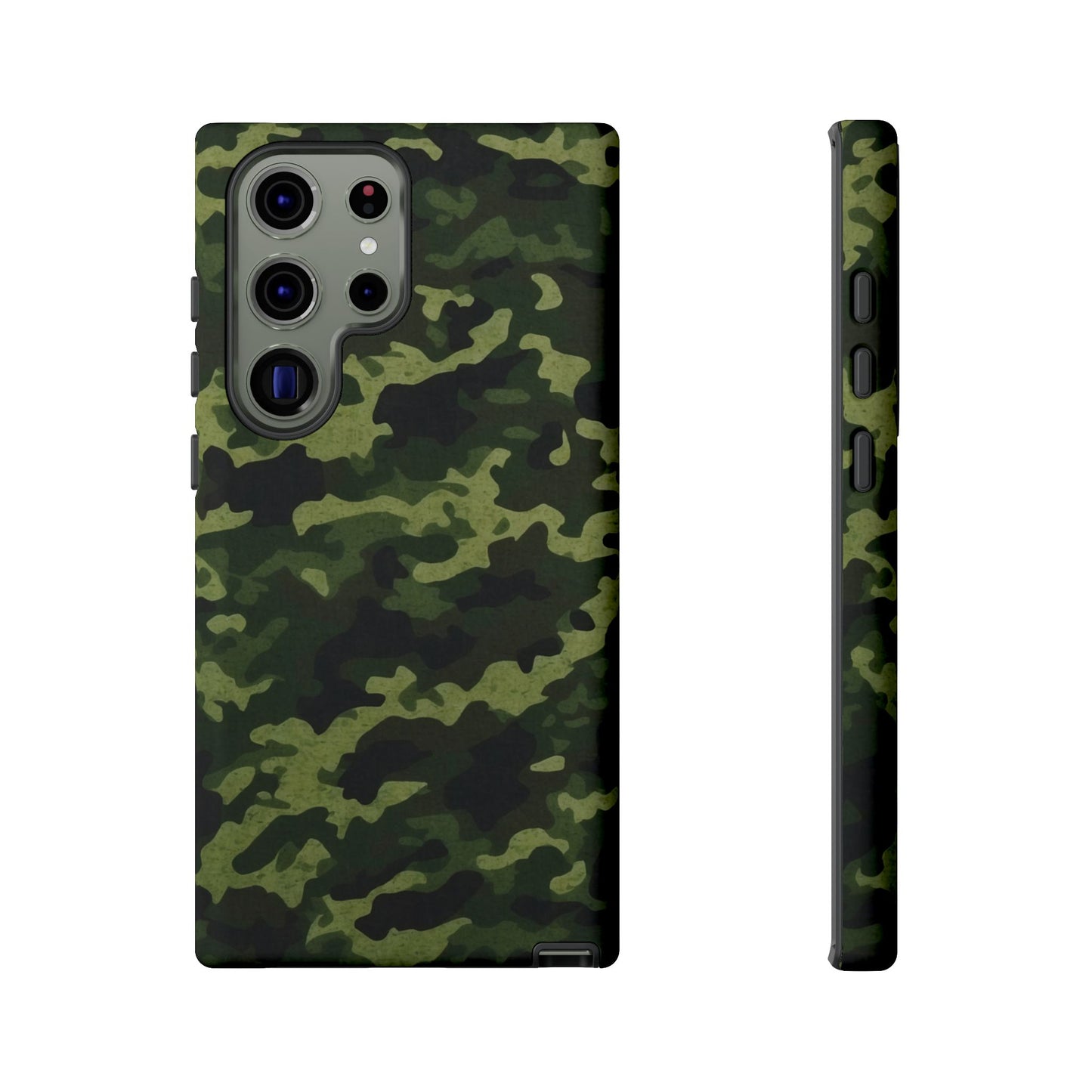 Dark Green Camouflage – Samsung Galaxy Case, Durable and Stylish