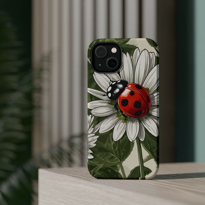 Ladybug & Daisy Garden Charm - MagSafe iPhone Case