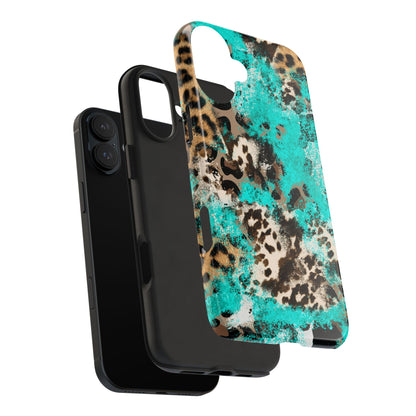 Aqua Splash Leopard - iPhone Series Case