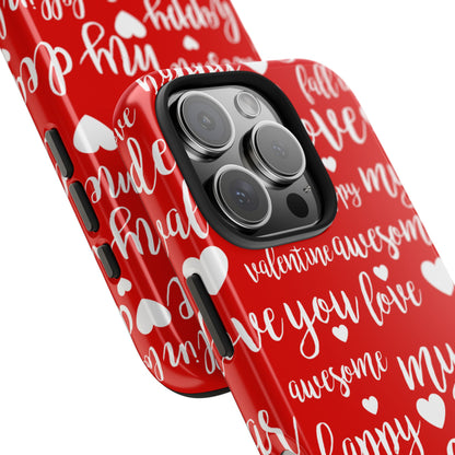 Valentine Words Pattern – iPhone Case