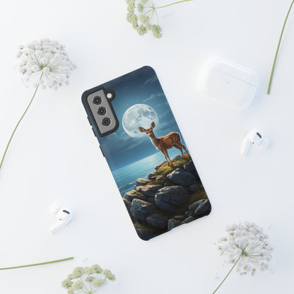 Enchanted Fawn Under the Moonlit Sky Samsung Galaxy Case