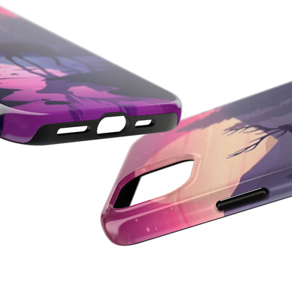 Twilight Elegance: Stag Reflection – iPhone Case