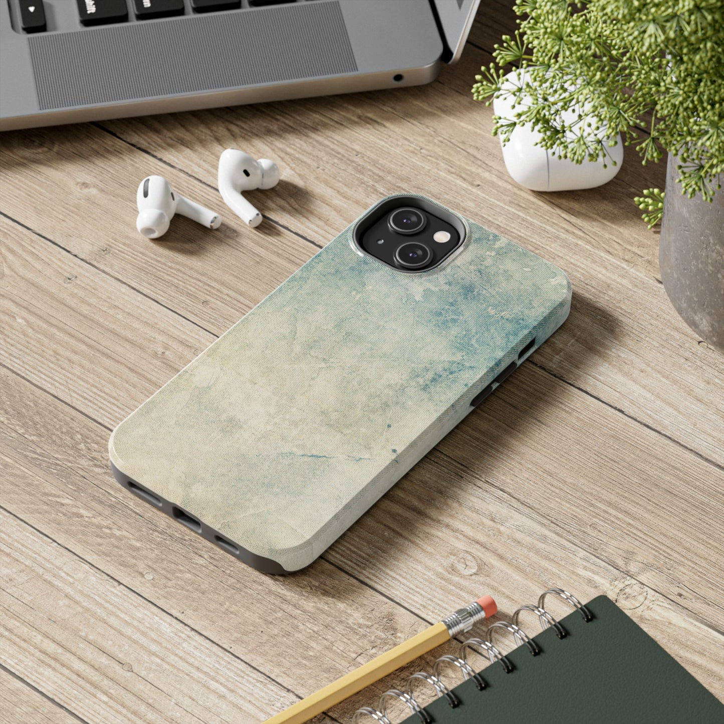 Rustic Vintage Texture iPhone Case – Timeless Aged Design