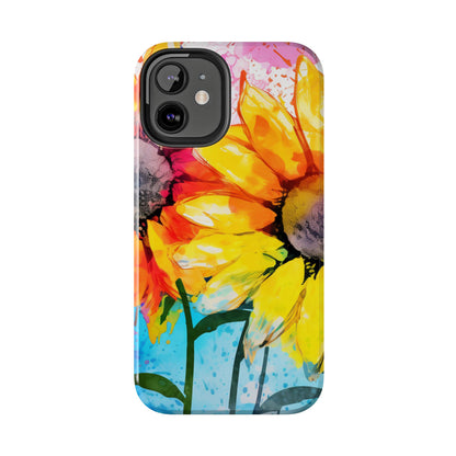 Bold Watercolor Sunflowers - iPhone Series Case