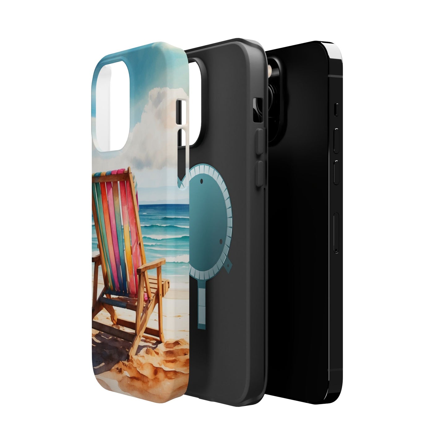 Vibrant Beach Escape MagSafe iPhone Case – Summer Vibes Design