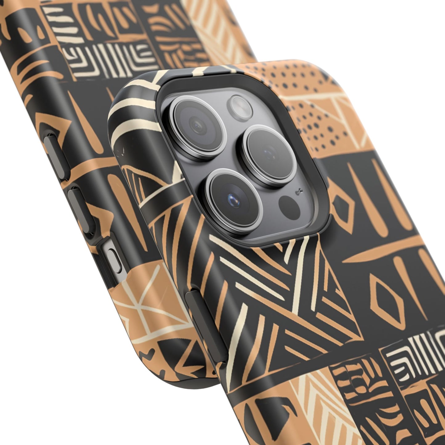 Tribal Geo-Pattern MagSafe Case – Bold Ethnic Design